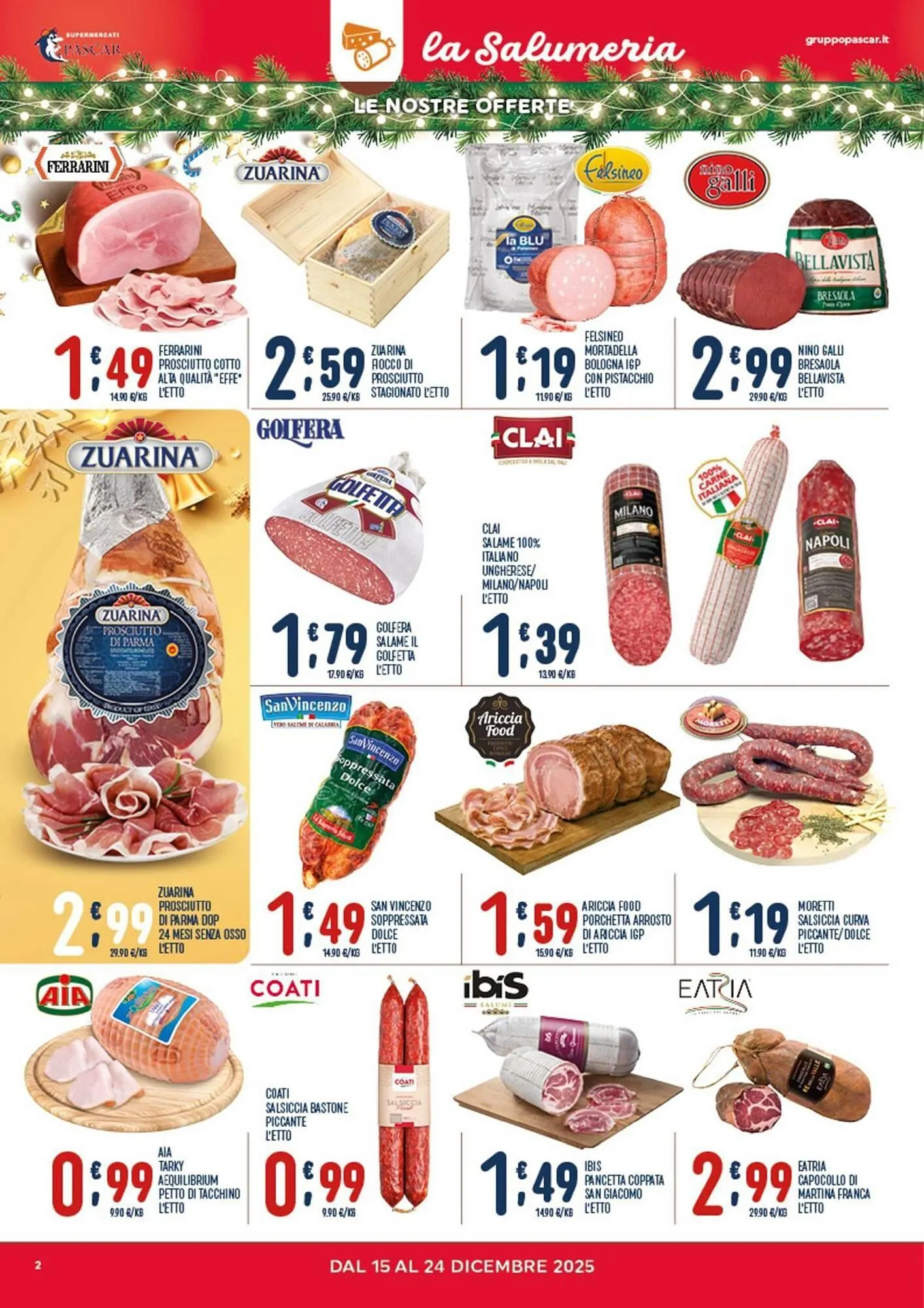 Volantino Gruppo Pascar da 15 dicembre a 24 dicembre di 2025 - Pagina del volantino 2