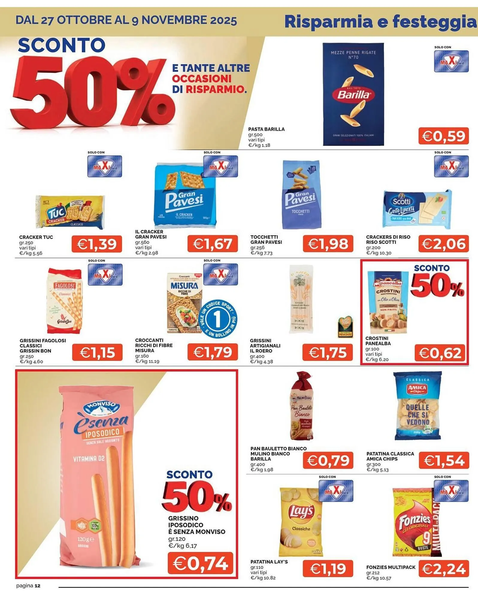 Volantino Maxisconto da 27 ottobre a 9 novembre di 2025 - Pagina del volantino 12