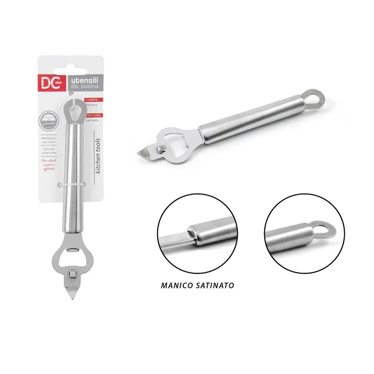 Dc - Satin Steel Bottle Opener