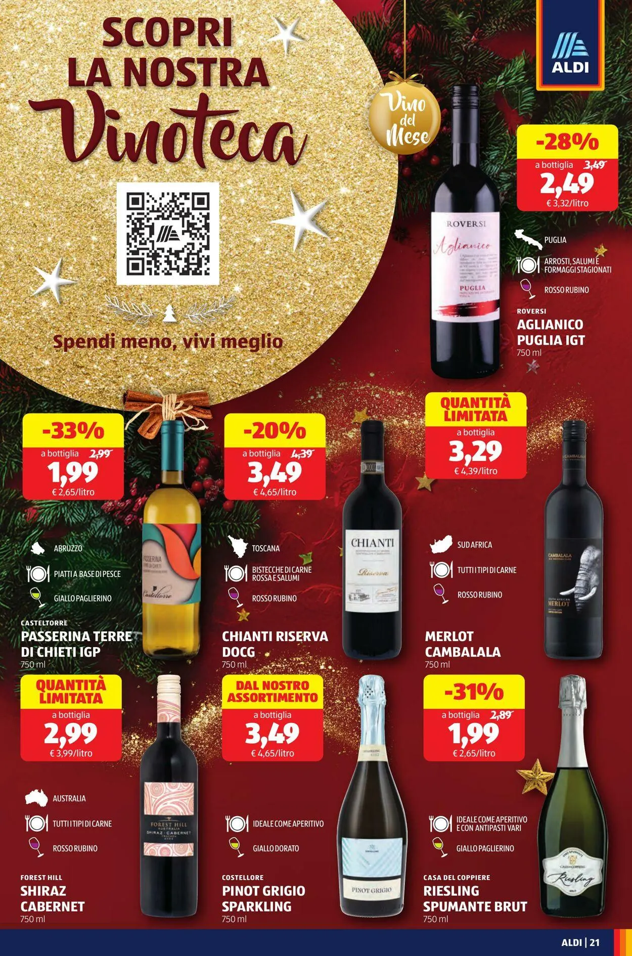 Aldi Volantino attuale da 1 dicembre a 7 dicembre di 2025 - Pagina del volantino 21