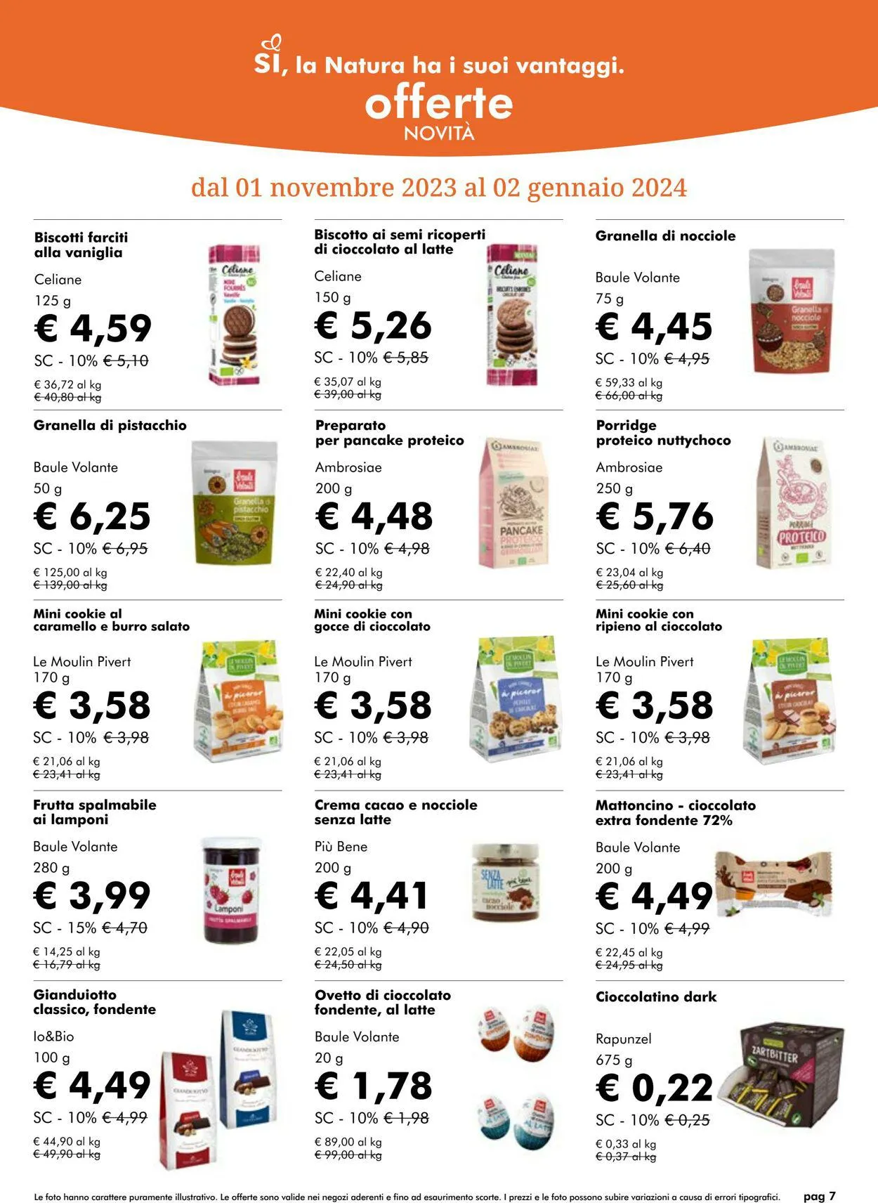 Natura Sì Volantino attuale da 27 novembre a 11 dicembre di 2023 - Pagina del volantino 7