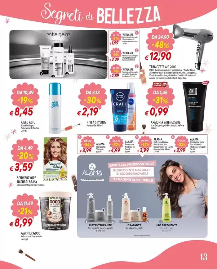 SEGRETI DI BELLEZZA da 24 aprile a 14 maggio di 2025 - Pagina del volantino 13
