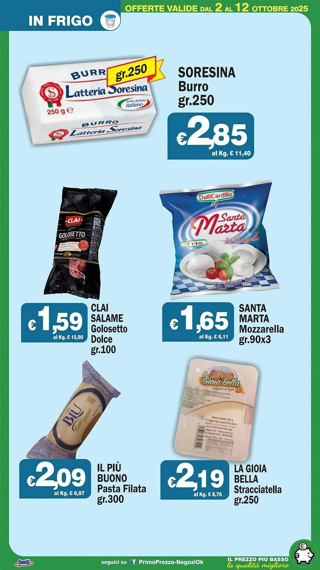 Volantino Primo Prezzo da 2 ottobre a 12 ottobre di 2025 - Pagina del volantino 38