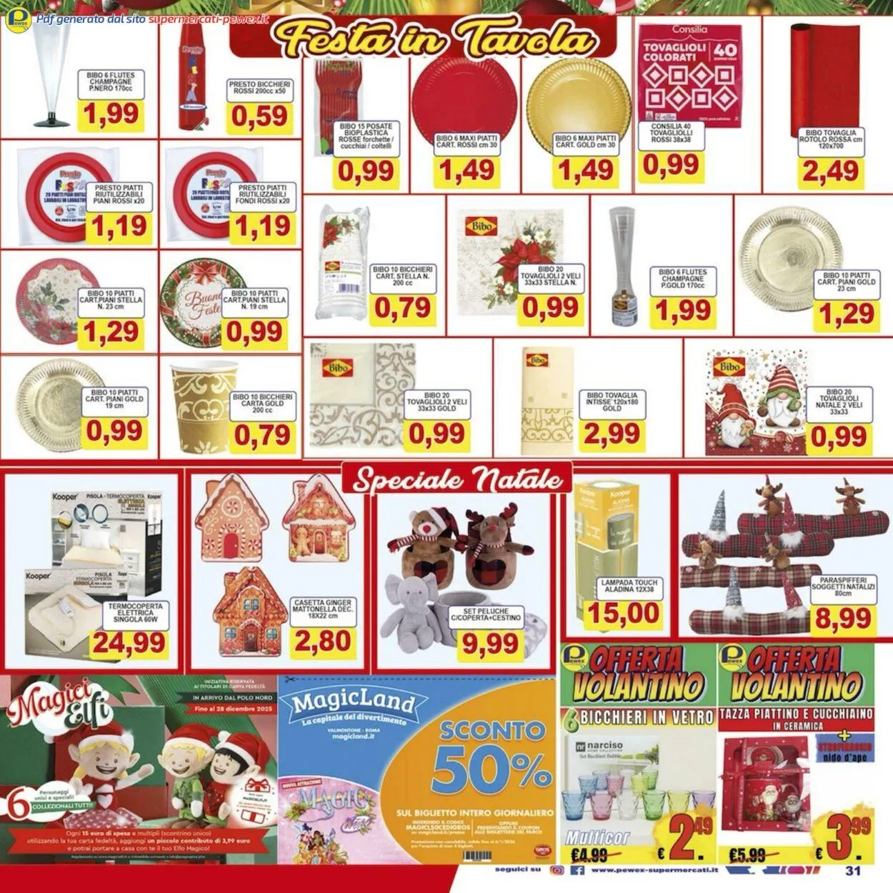 Pewex Volantino attuale da 29 dicembre a 12 gennaio di 2026 - Pagina del volantino 31