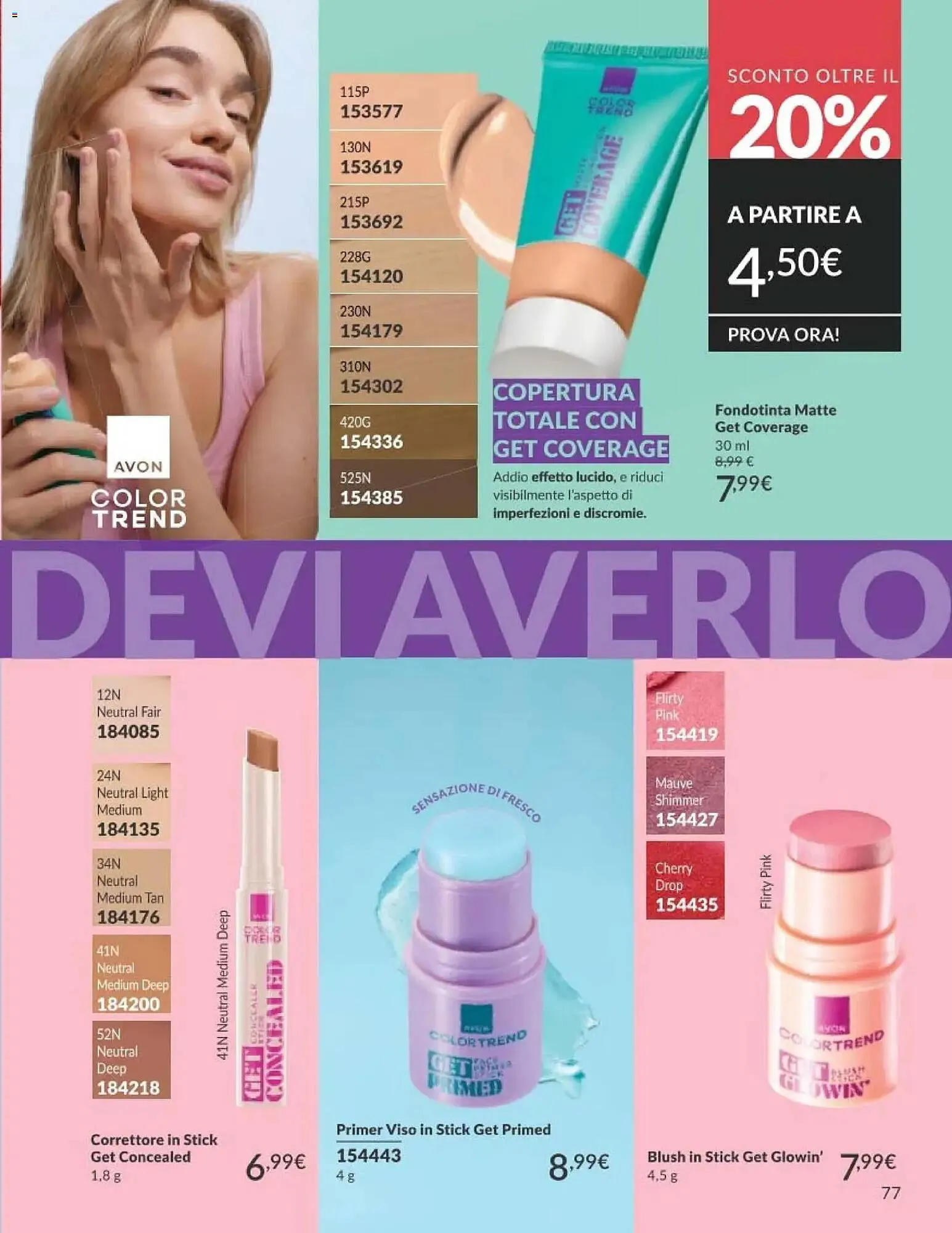 Catalogo Avon da 1 maggio a 31 maggio di 2026 - Pagina del volantino 77