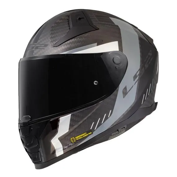 Casco integrale Vector II Carbon Grid Nero Opaco/Grigio