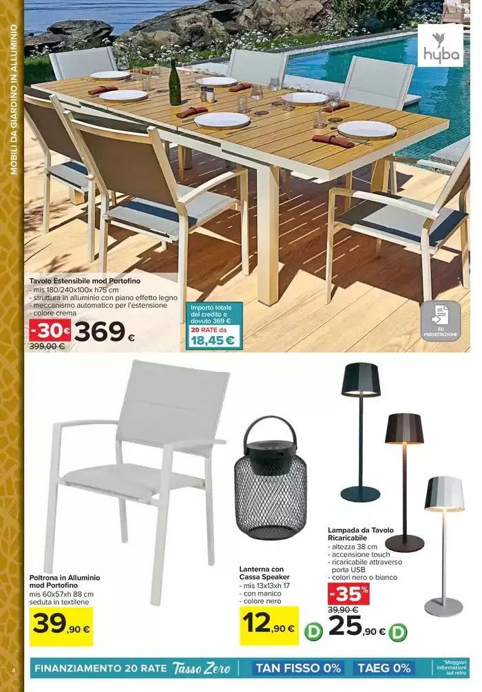 Stile e comfort all'aperto da 1 aprile a 30 aprile di 2025 - Pagina del volantino 4