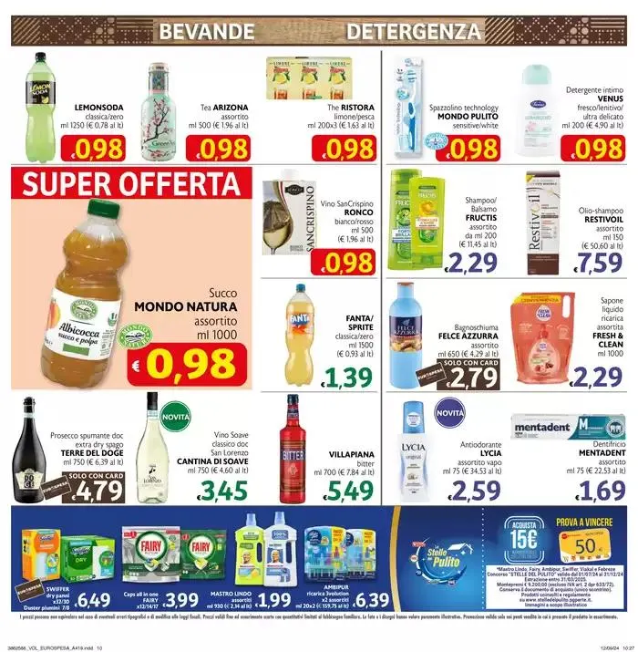 0.98 euro da 26 settembre a 9 ottobre di 2024 - Pagina del volantino 10