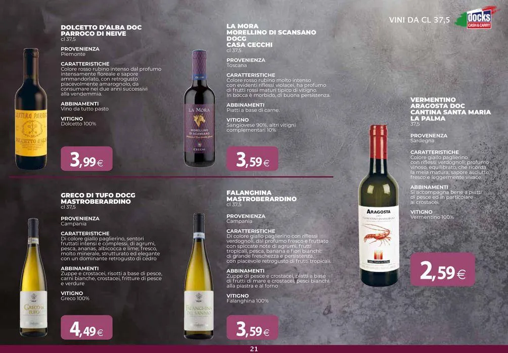 Catalogo Vini da 19 settembre a 16 ottobre di 2024 - Pagina del volantino 21