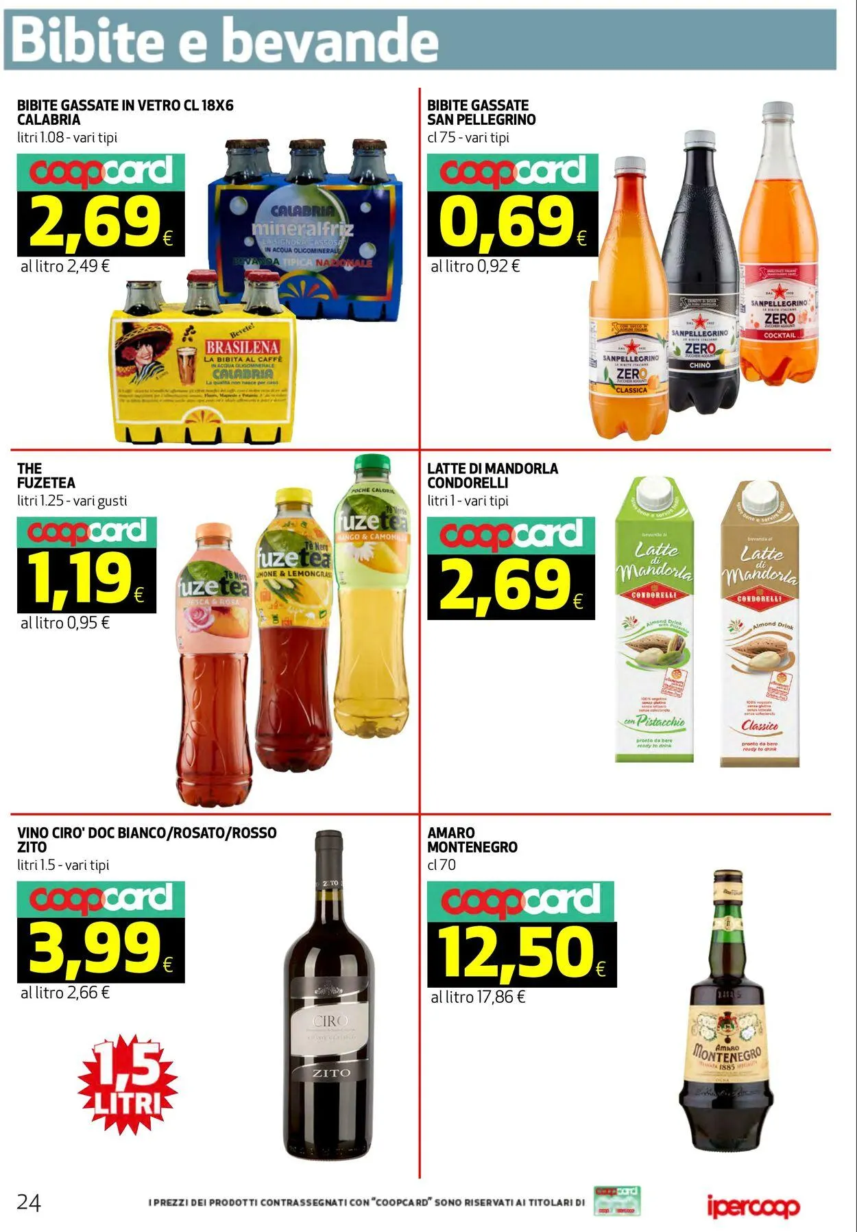 Coop Volantino attuale da 4 giugno a 12 giugno di 2025 - Pagina del volantino 24