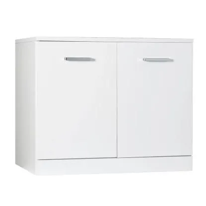 Mobile bagno a terra 65x54 cm bianco lucido