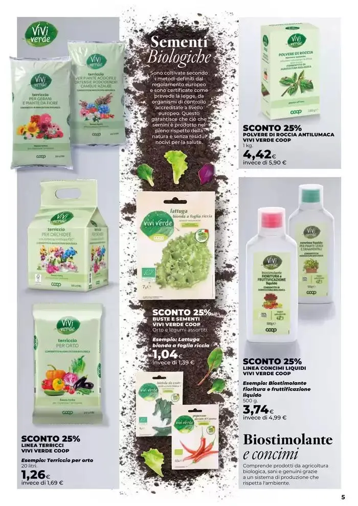 E' tempo di fiorire da 14 marzo a 9 aprile di 2025 - Pagina del volantino 5