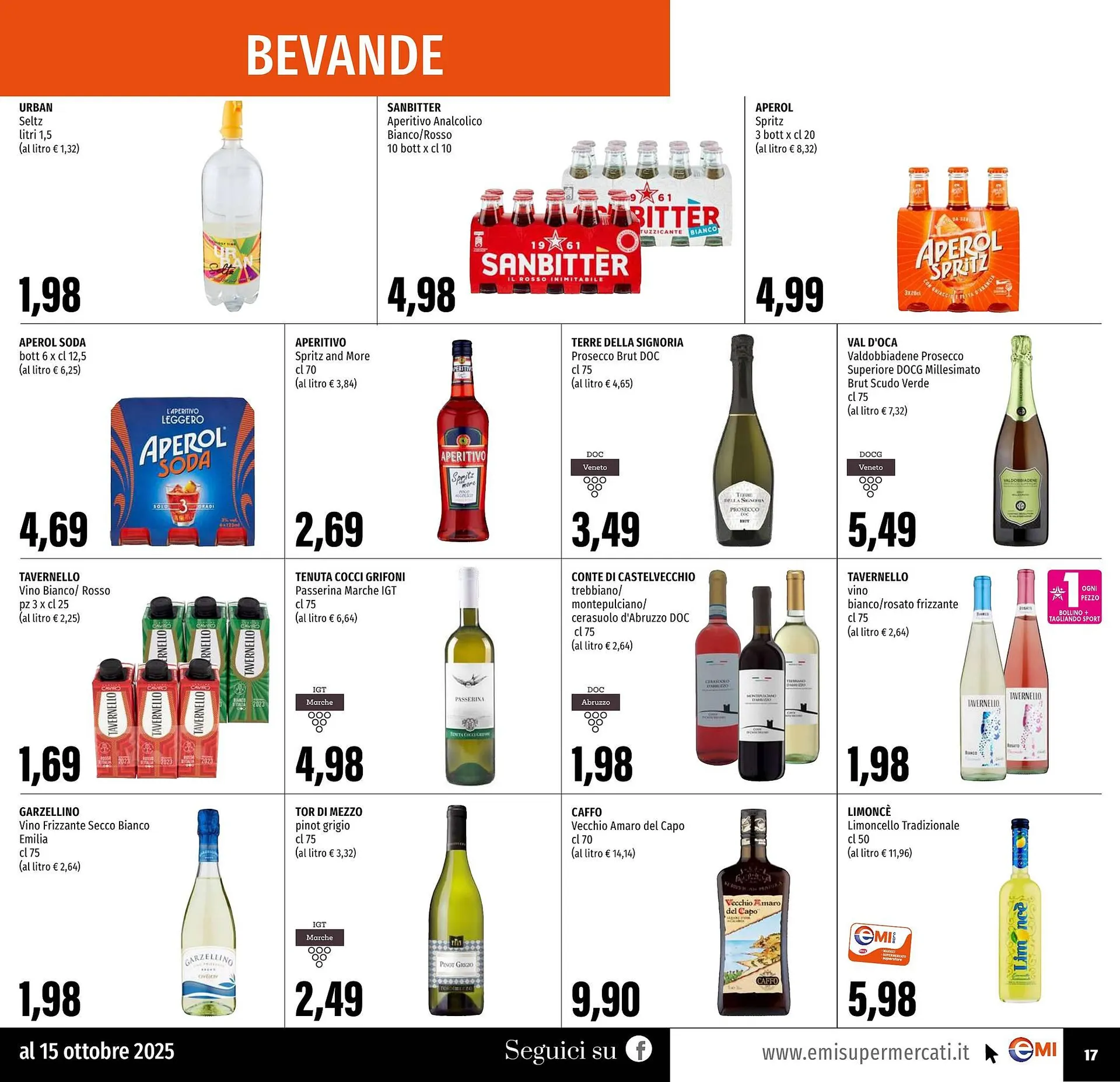 Volantino Emi Supermercati da 2 ottobre a 15 ottobre di 2025 - Pagina del volantino 17