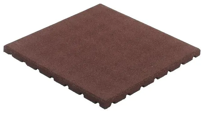 Piastrelle ad incastro ONEK Antishock in polistirene 50 x 50 cm Sp 25 mm, rosso
