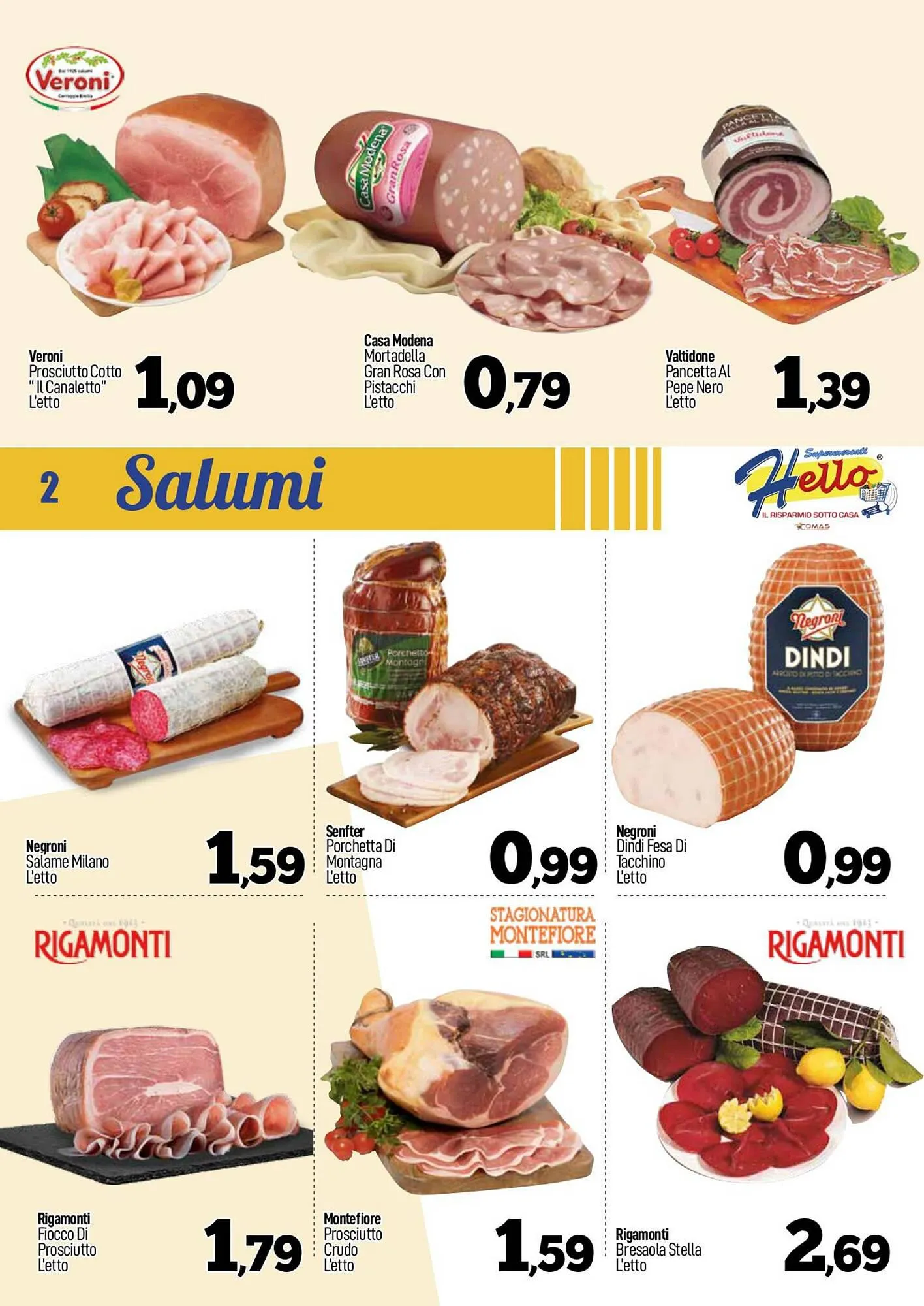 Volantino Hello Supermercati da 15 gennaio a 28 gennaio di 2024 - Pagina del volantino 2