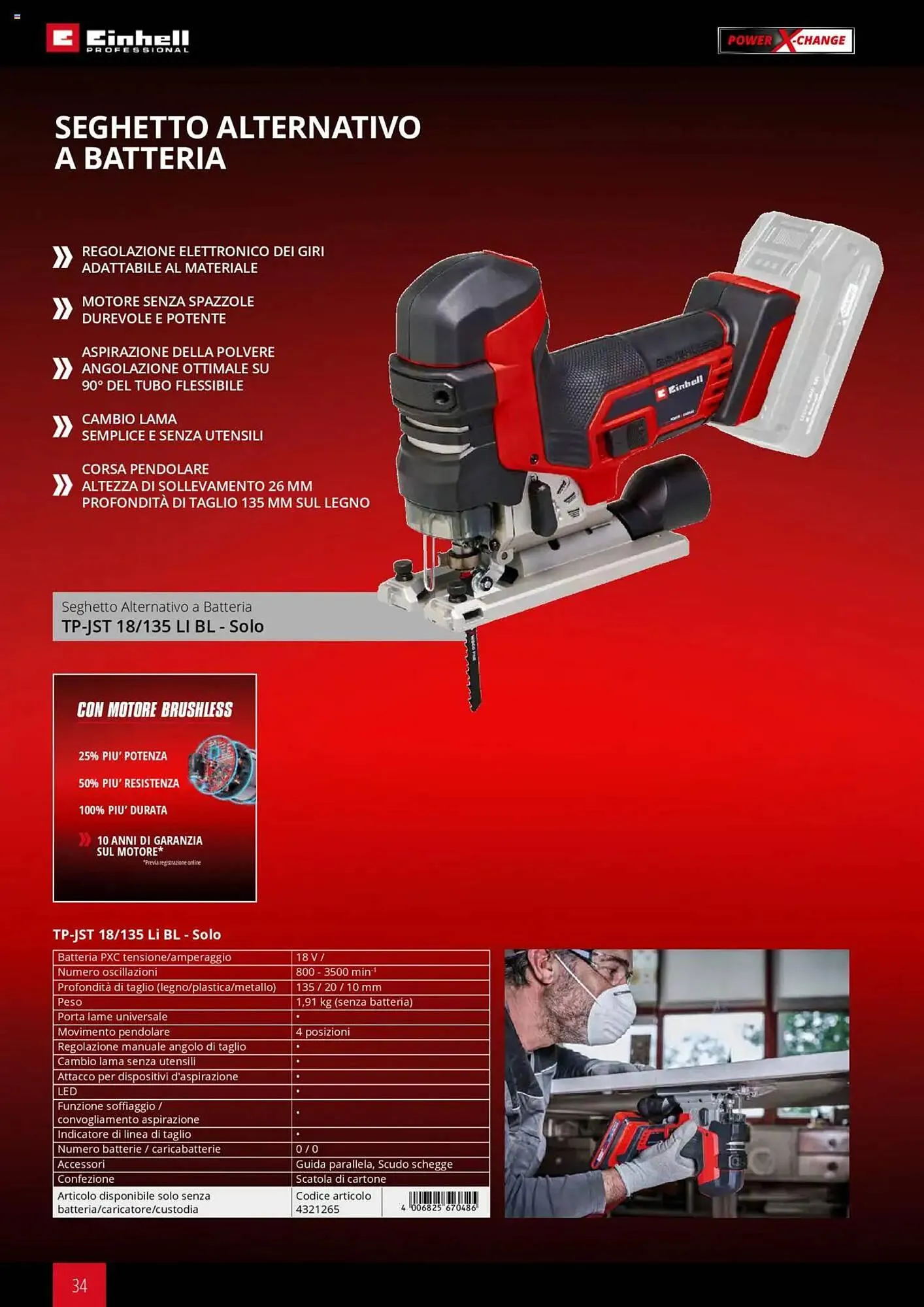 Volantino Einhell da 6 febbraio a 6 febbraio di 2026 - Pagina del volantino 34