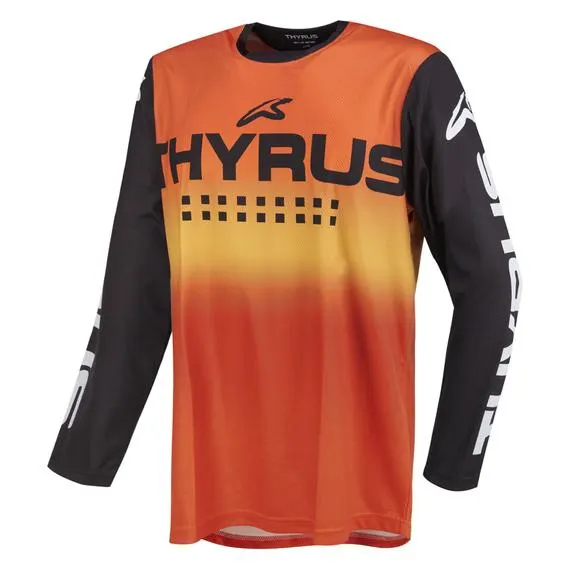 Maglia da cross Blunt Shade Arancione/Arancione/Nero