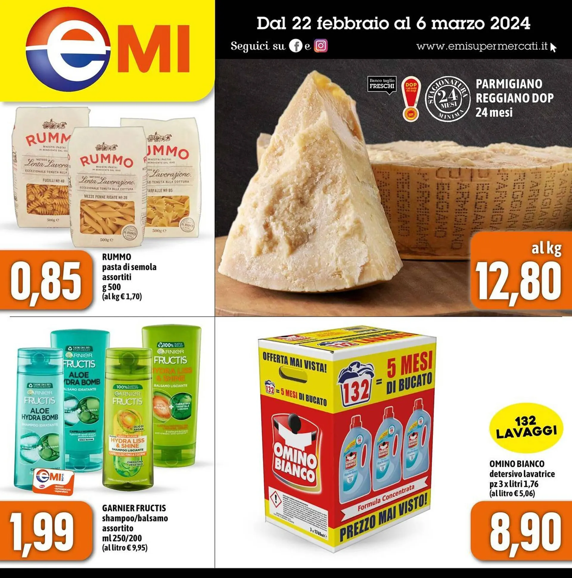 Volantino Emi Supermercati da 22 febbraio a 6 marzo di 2024 - Pagina del volantino 1