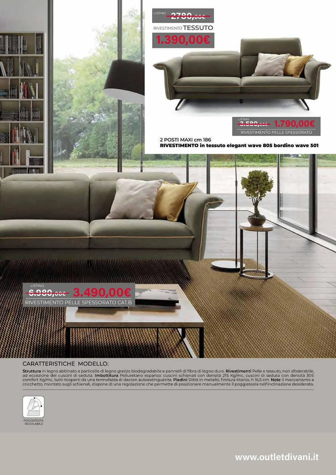 Volantino Outlet Divani da 15 ottobre a 31 dicembre di 2024 - Pagina del volantino 3