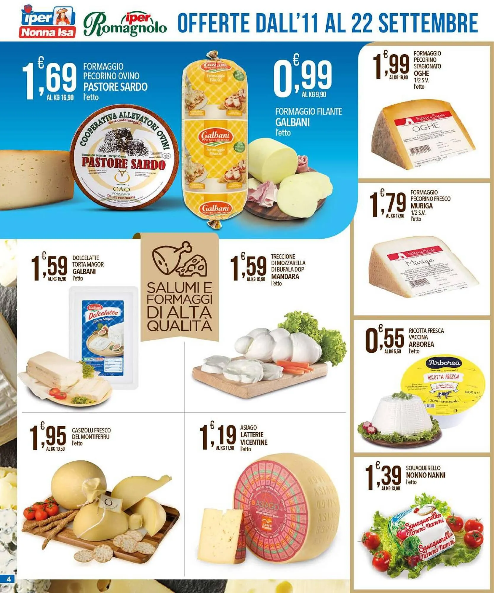 Volantino Iper Romagnolo da 11 settembre a 22 settembre di 2024 - Pagina del volantino 4