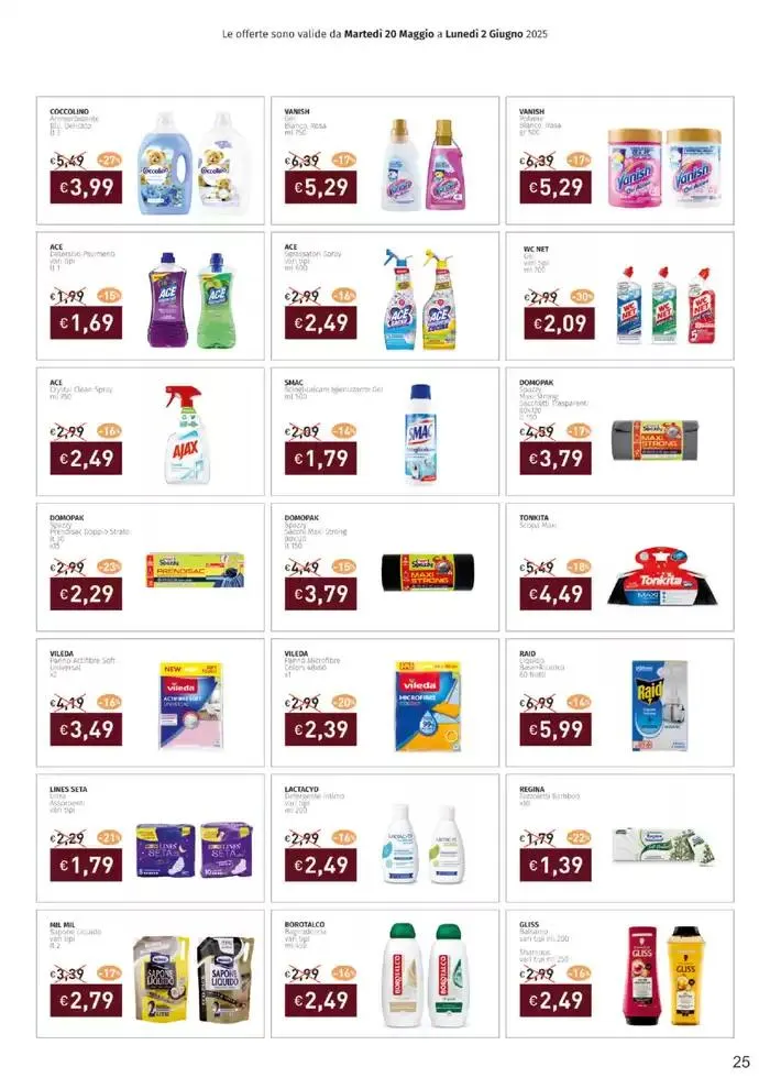 C'e un posto che sa di buono, uno spazio che profuma di bellezza da 20 maggio a 2 giugno di 2025 - Pagina del volantino 25