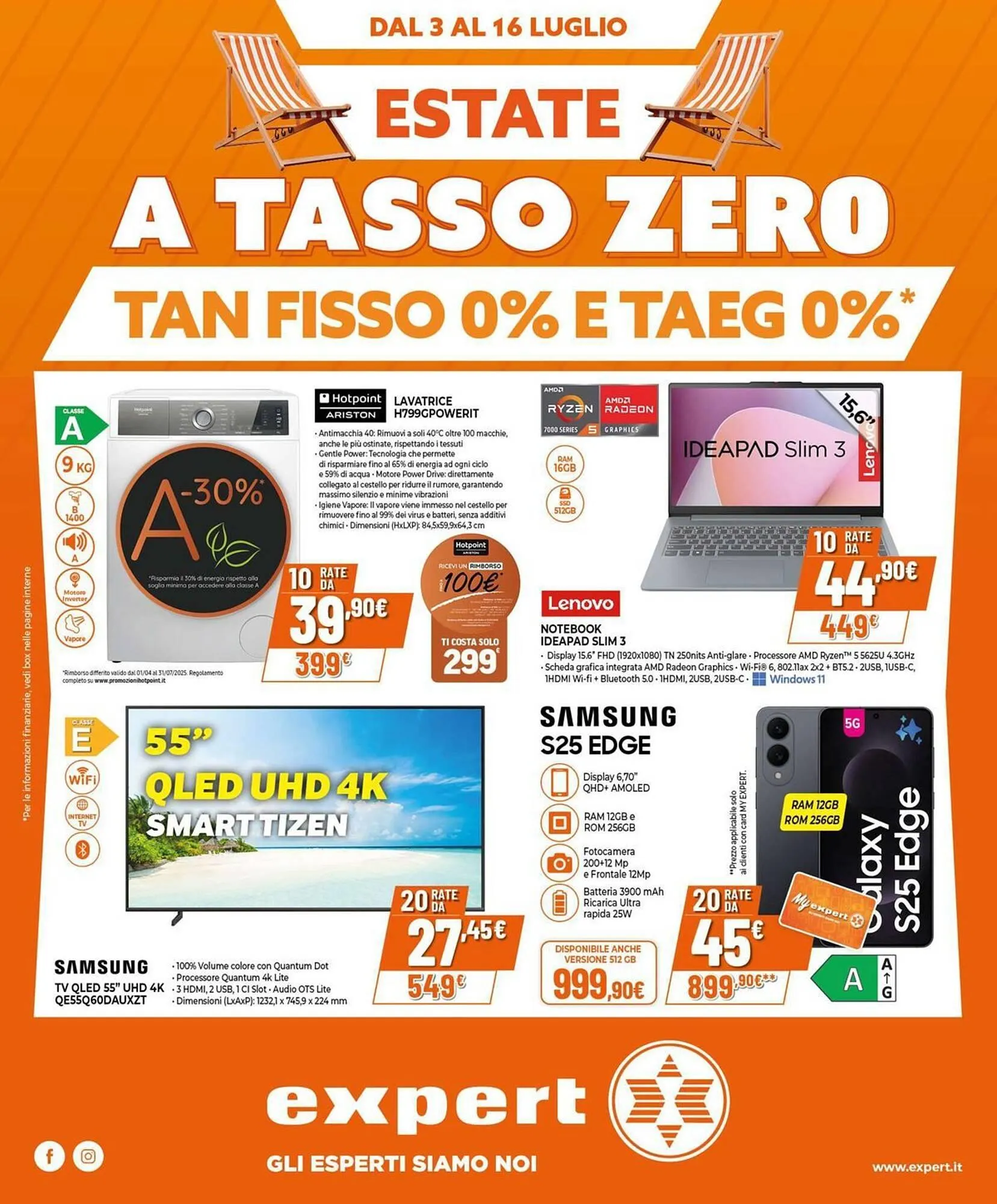 Volantino Expert da 3 luglio a 17 luglio di 2025 - Pagina del volantino 1