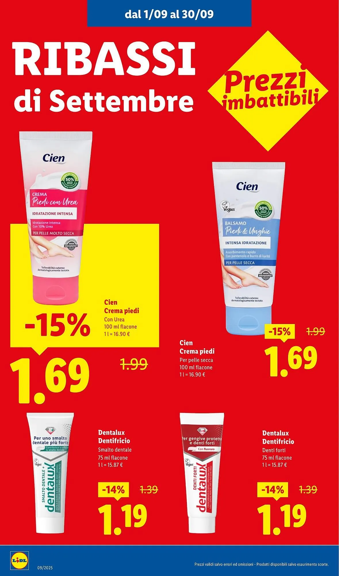 Volantino Lidl da 1 settembre a 30 settembre di 2025 - Pagina del volantino 12