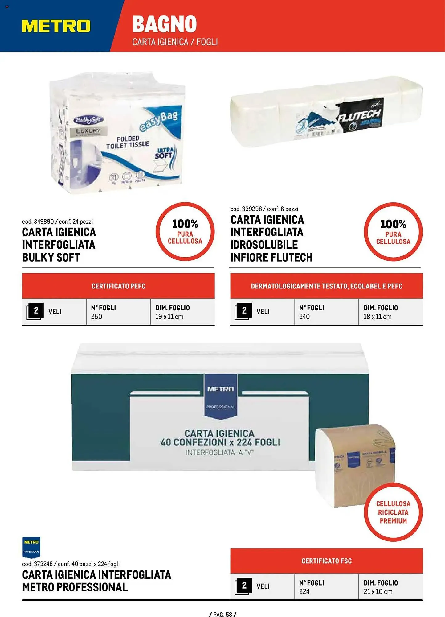 Volantino Metro da 7 gennaio a 31 dicembre di 2026 - Pagina del volantino 58