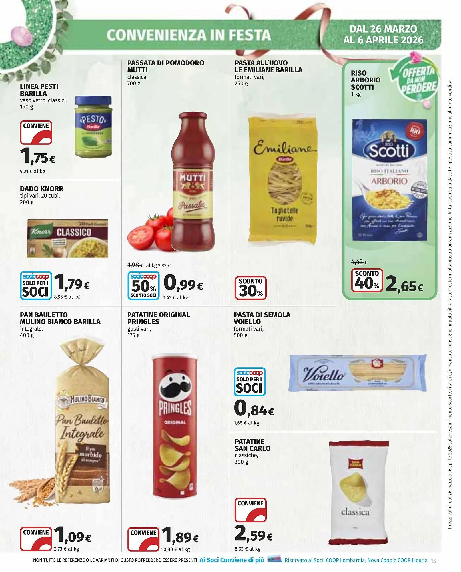 Volantino Coop da 26 marzo a 6 aprile di 2026 - Pagina del volantino 13