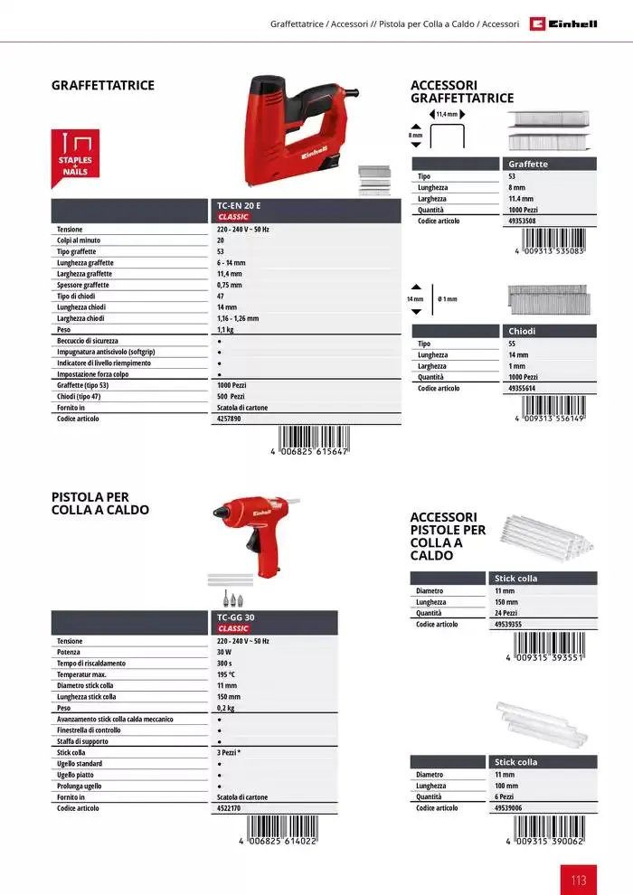 Elettroutensili 2025 da 11 febbraio a 31 dicembre di 2025 - Pagina del volantino 113