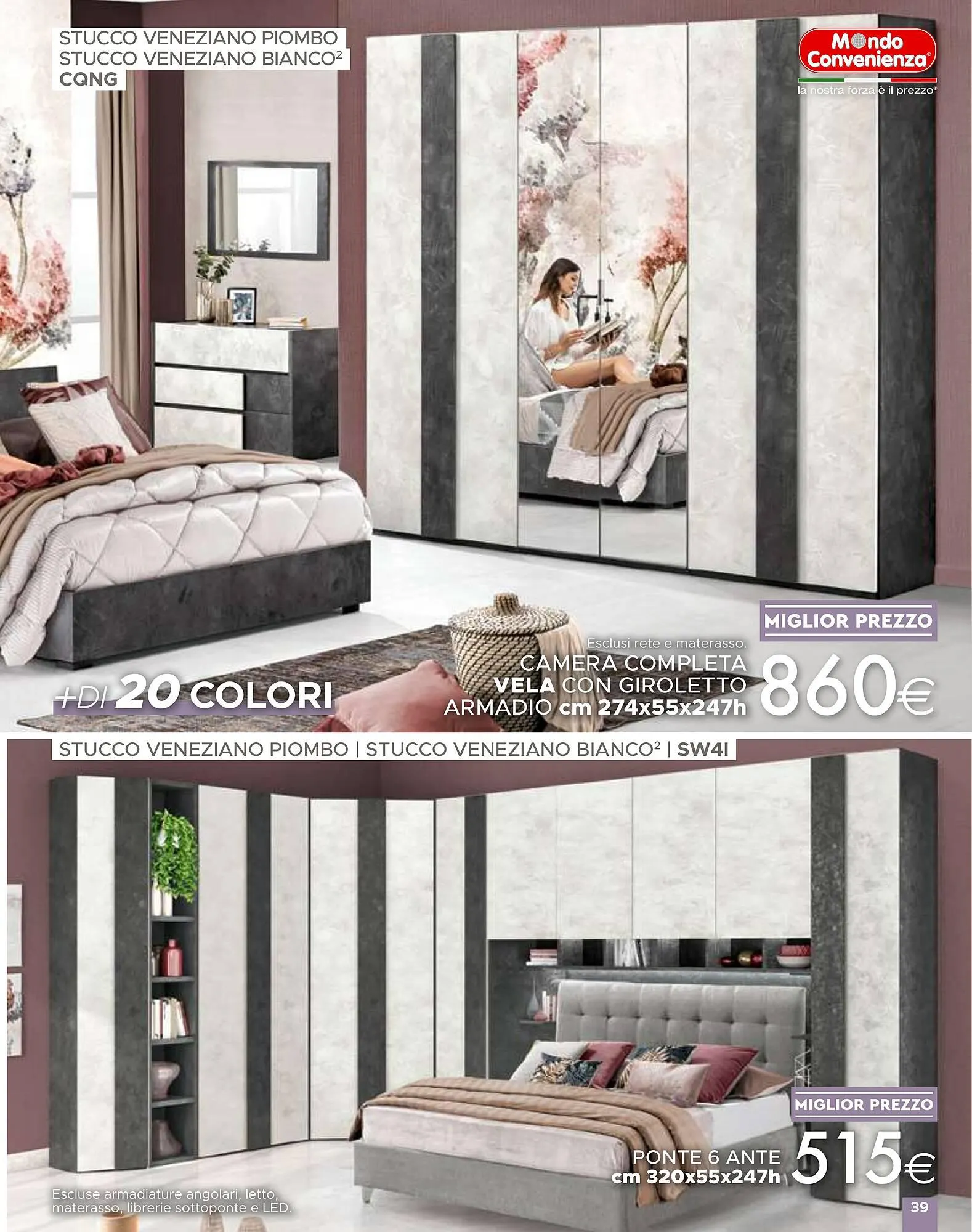 Volantino Mondo Convenienza da 1 aprile a 1 settembre di 2024 - Pagina del volantino 39