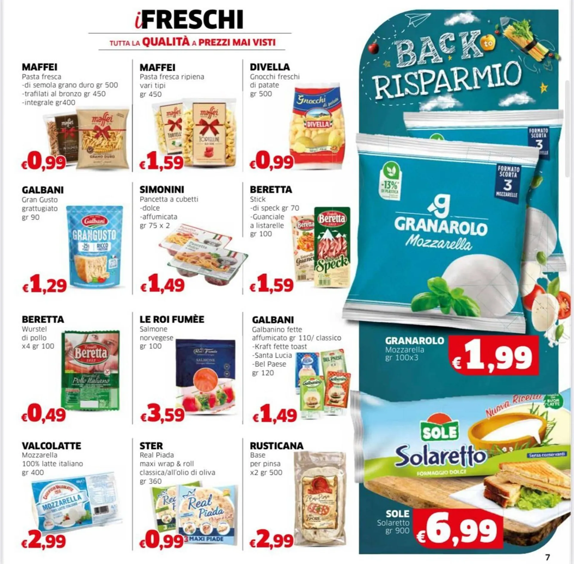 Volantino Mercati Alimentari da 28 agosto a 10 settembre di 2025 - Pagina del volantino 7