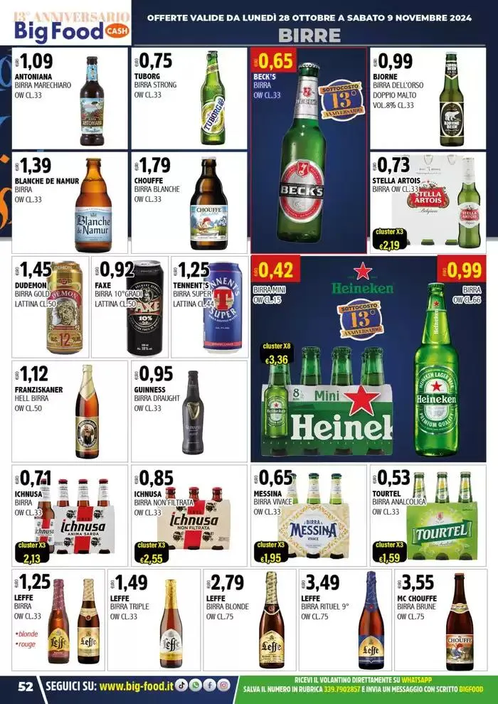 Festeggiamo il nostro 13 anniversario da 28 ottobre a 9 novembre di 2024 - Pagina del volantino 52