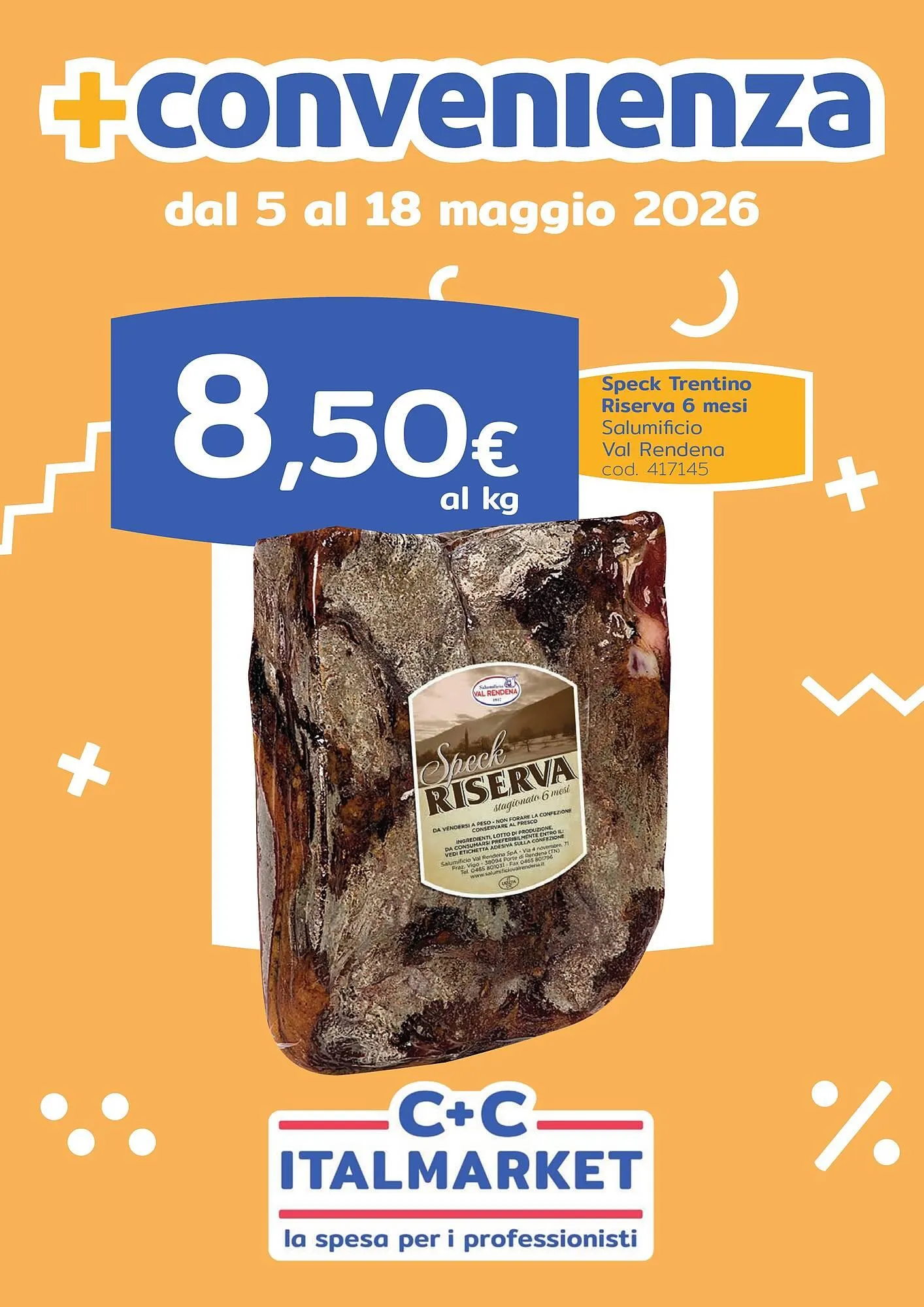 Volantino C+C Italmarket da 8 maggio a 18 maggio di 2026 - Pagina del volantino 1