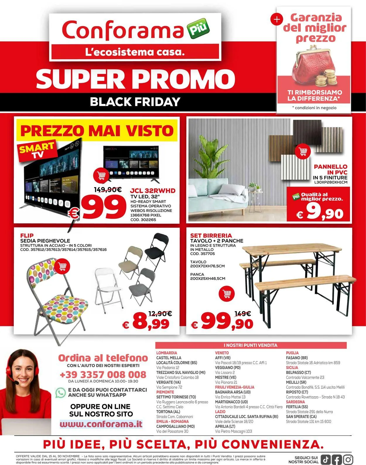 Conforama Volantino attuale da 14 novembre a 30 novembre di 2025 - Pagina del volantino 24
