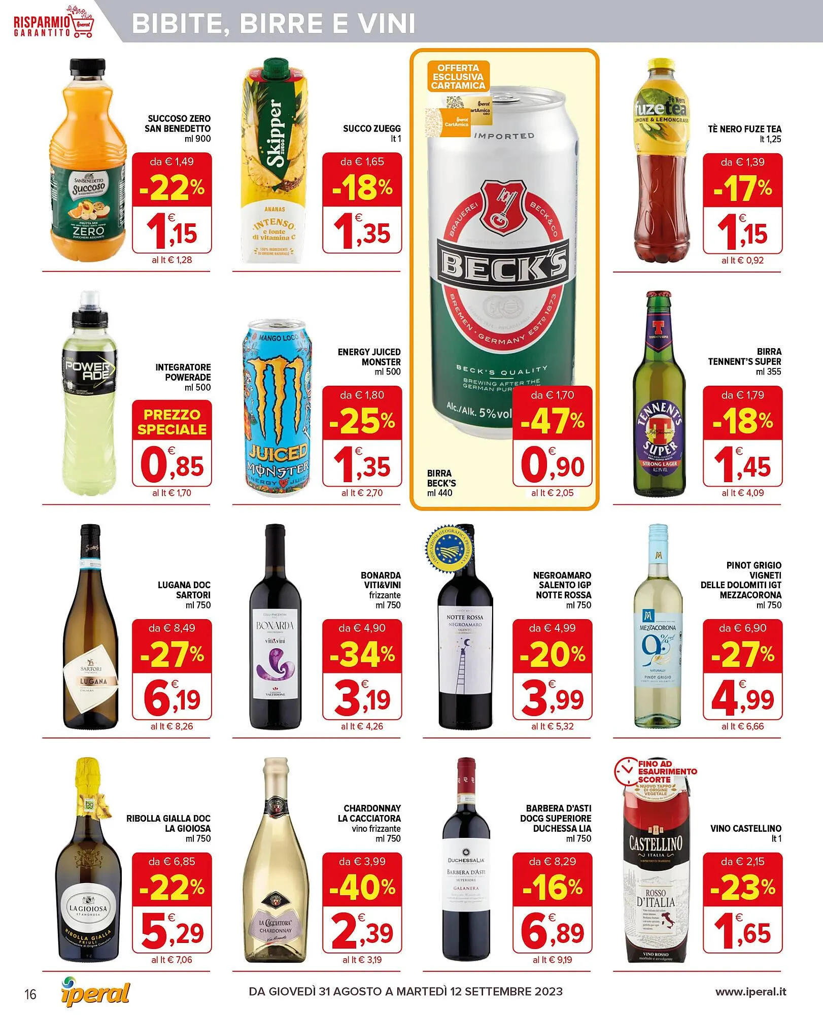 Volantino Iperal da 31 agosto a 12 settembre di 2023 - Pagina del volantino 16