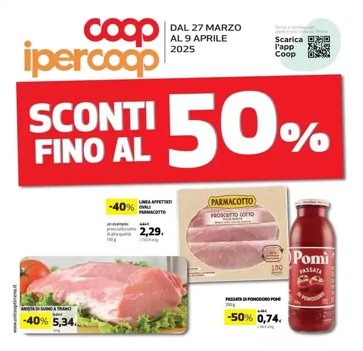 Sconti fino al 50% da 27 marzo a 9 aprile di 2025 - Pagina del volantino 1