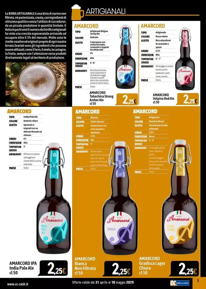 Carta birre 2025 da 22 aprile a 18 maggio di 2025 - Pagina del volantino 3