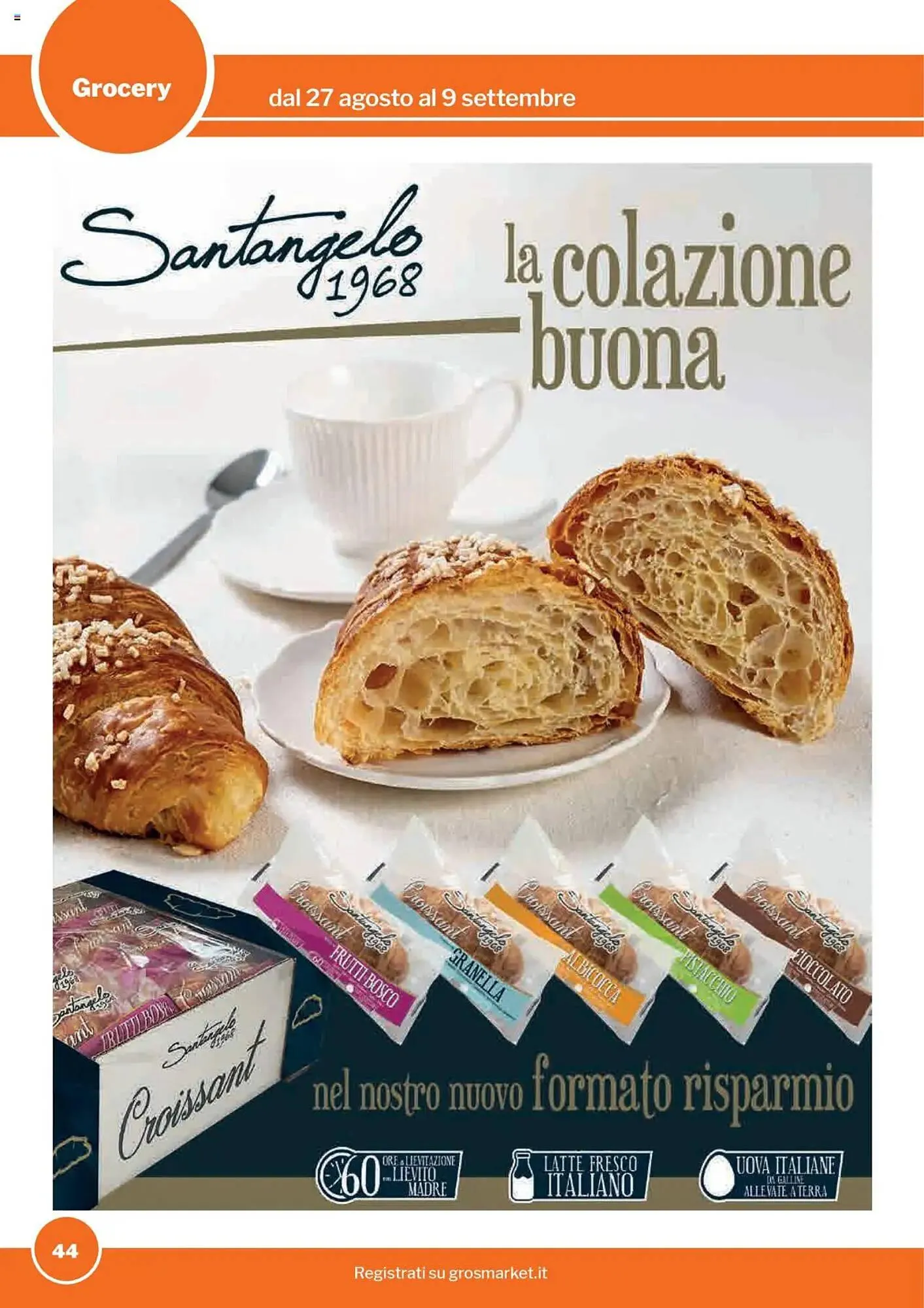 Volantino GrosMarket da 27 agosto a 9 settembre di 2025 - Pagina del volantino 44