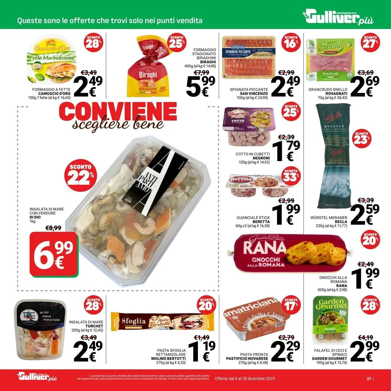 Gulliver Volantino attuale da 9 dicembre a 18 dicembre di 2025 - Pagina del volantino 27
