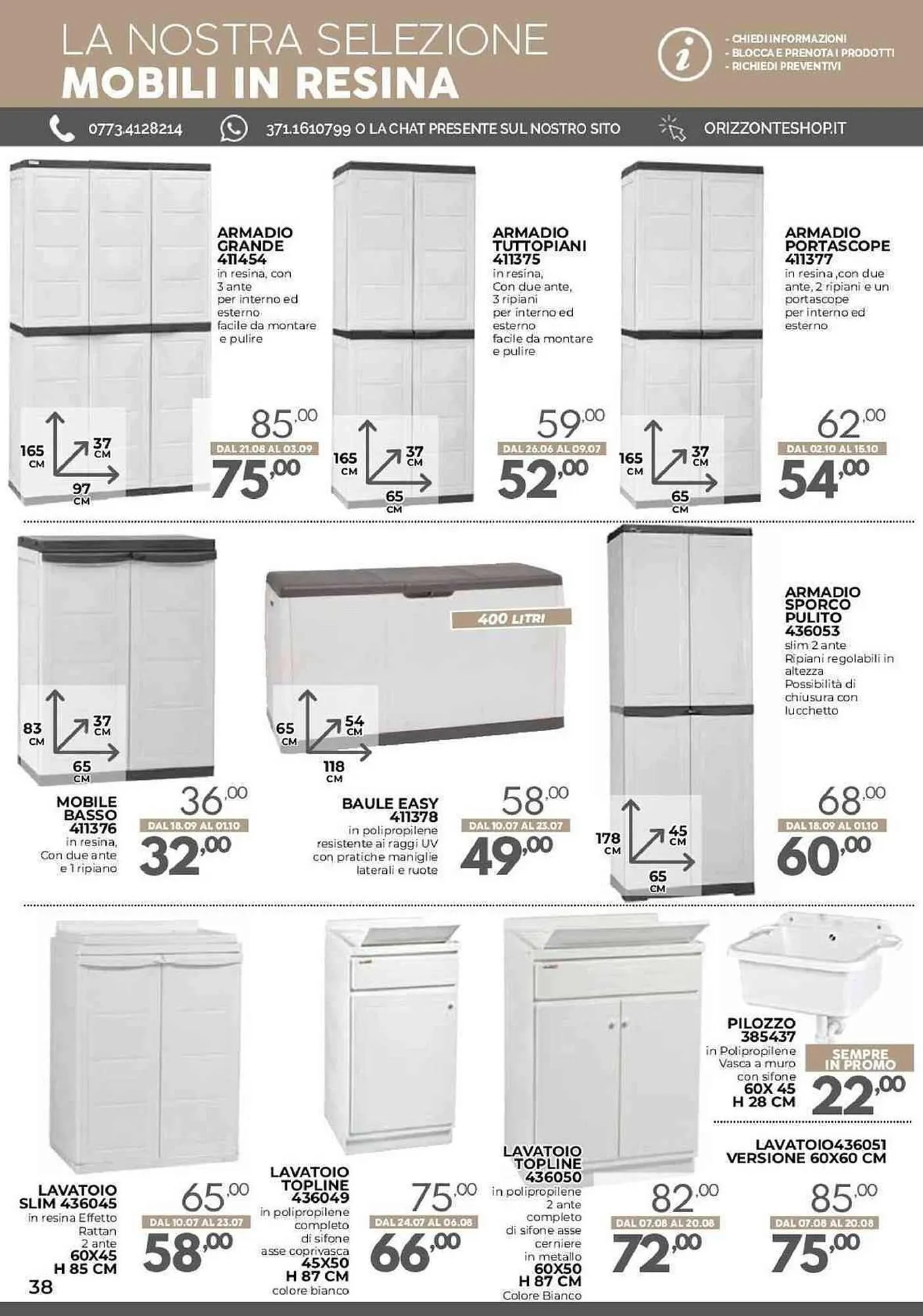 Volantino Orizzonte da 25 luglio a 31 dicembre di 2023 - Pagina del volantino 38