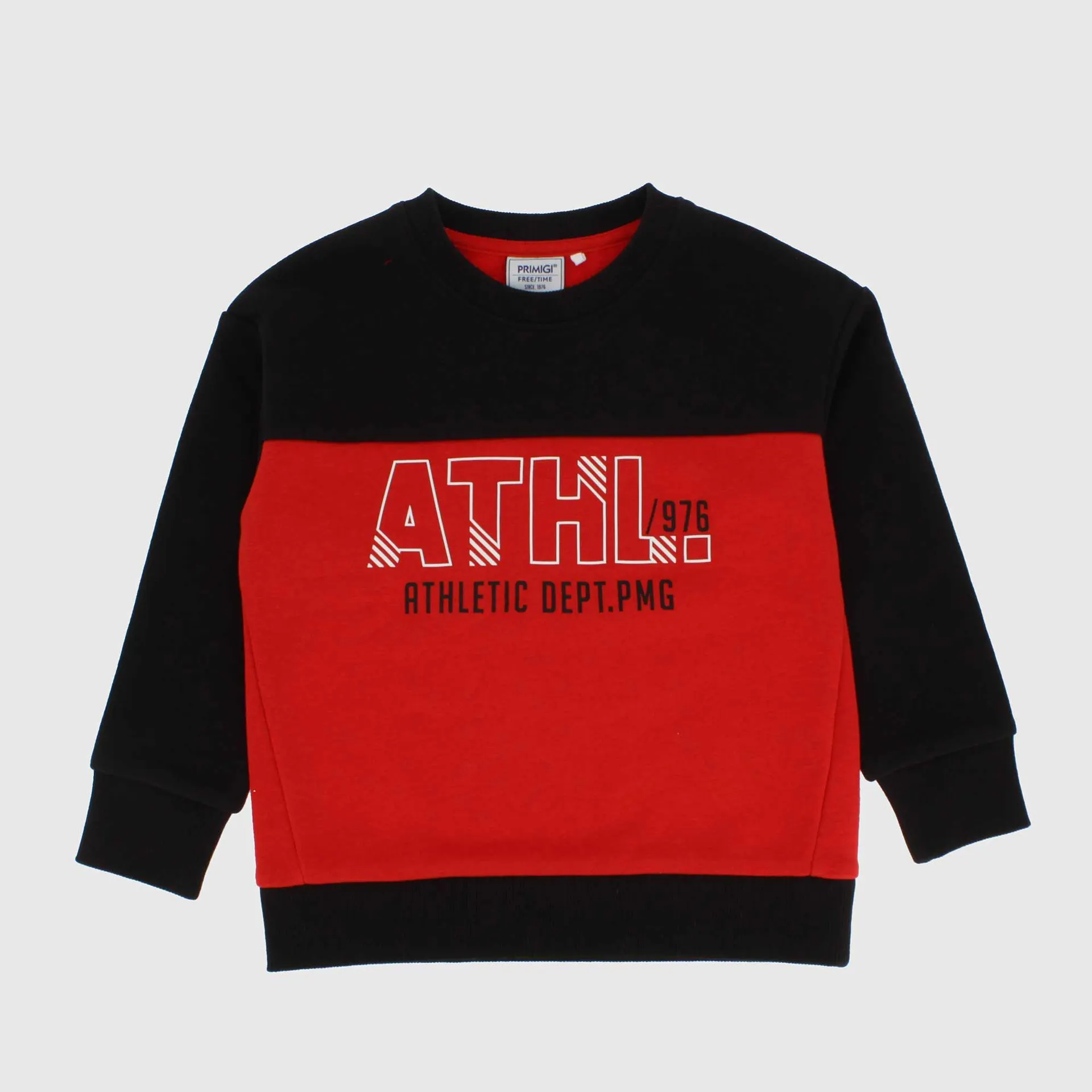 Felpa girocollo da bambino, rosso