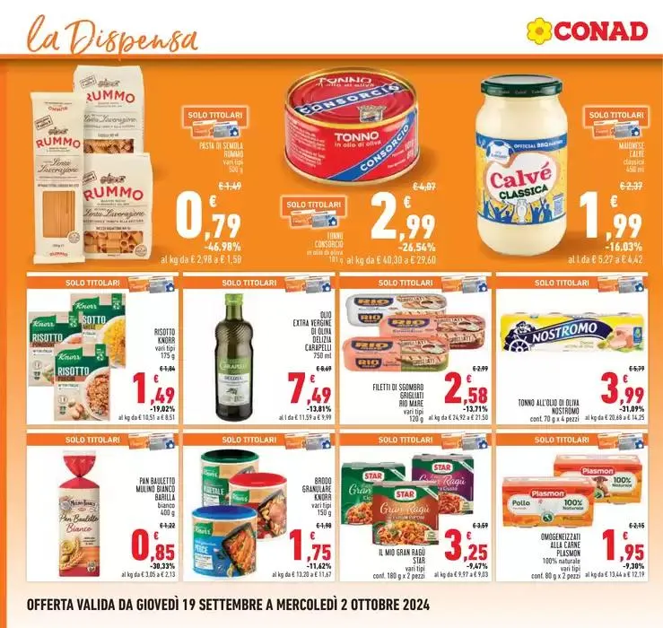 Speciale Conad da 19 settembre a 2 ottobre di 2024 - Pagina del volantino 16