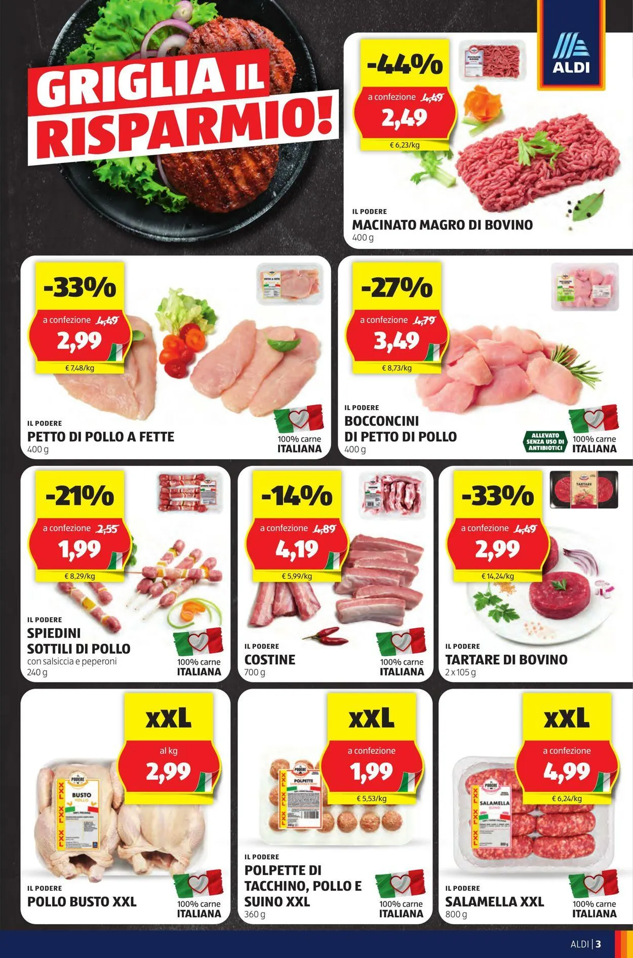 Aldi Volantino attuale da 16 settembre a 22 settembre di 2024 - Pagina del volantino 3