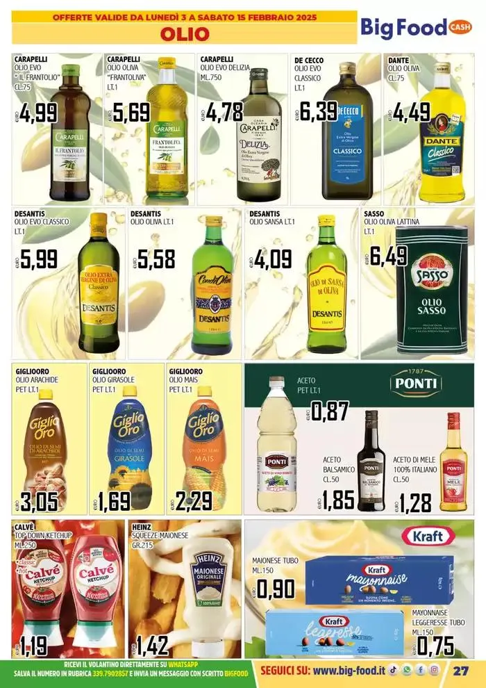 Carnevale innamorati della convenienza da 3 febbraio a 15 febbraio di 2025 - Pagina del volantino 27