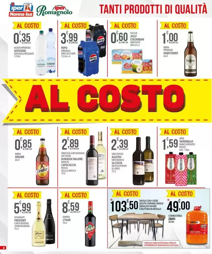 Al costo da 8 gennaio a 20 gennaio di 2025 - Pagina del volantino 4