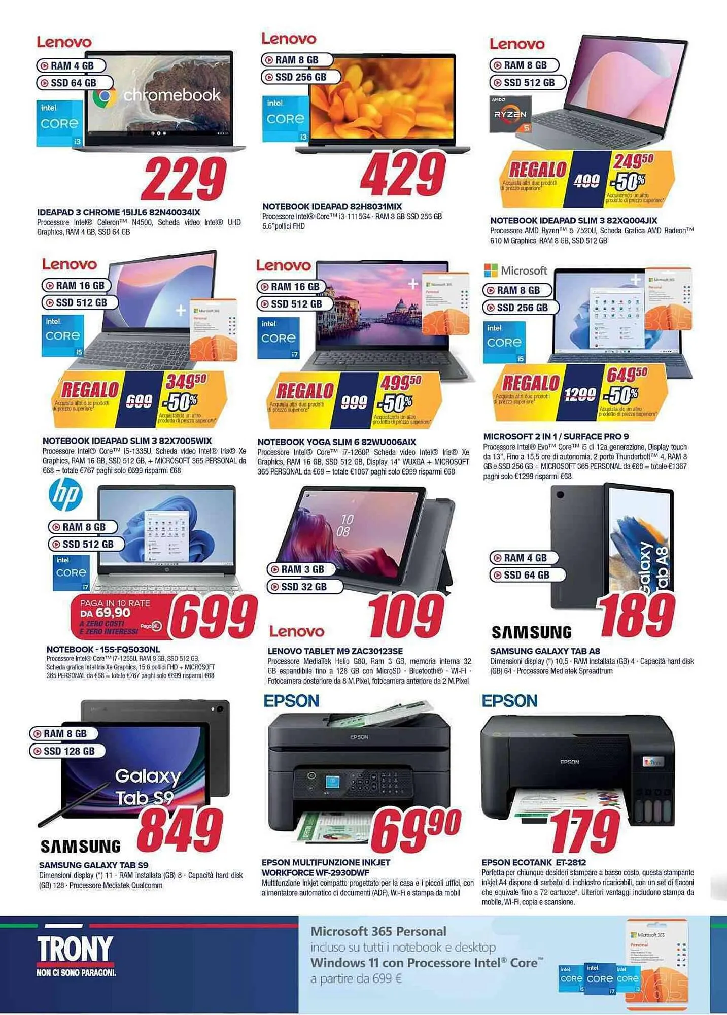 Volantino Trony da 2 novembre a 20 novembre di 2023 - Pagina del volantino 6