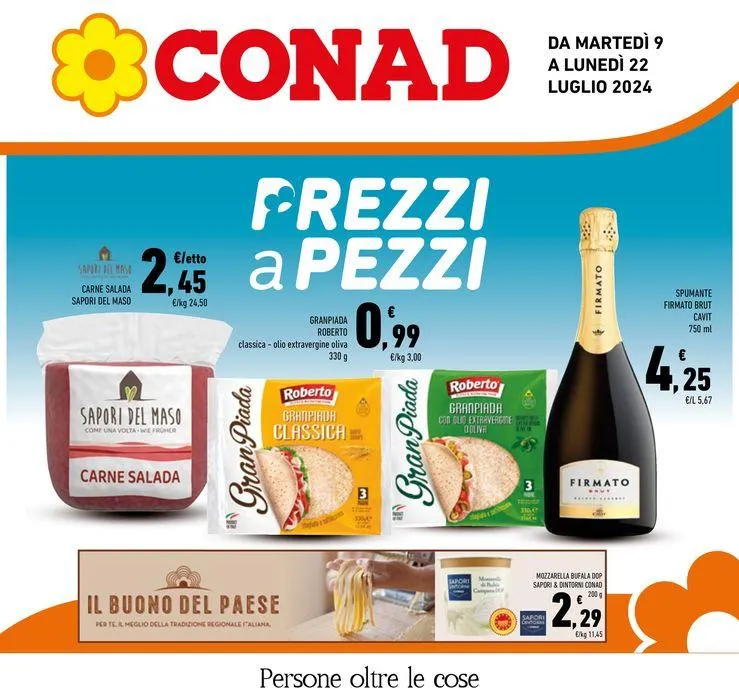 Prezzi a pezzi da 9 luglio a 22 luglio di 2024 - Pagina del volantino 1