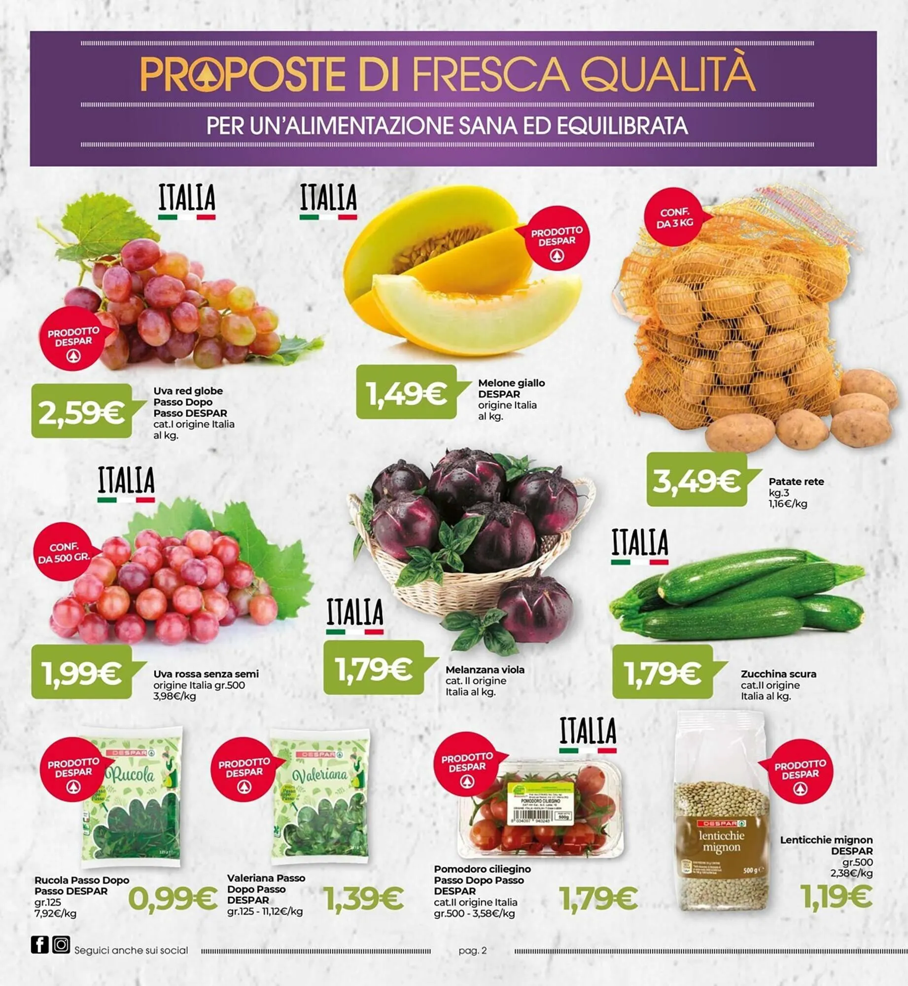 Volantino Eurospar da 27 settembre a 1 ottobre di 2023 - Pagina del volantino 2