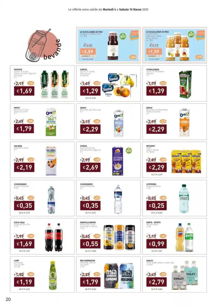 Sana, veloce, facile, unica! da 4 marzo a 15 marzo di 2025 - Pagina del volantino 20